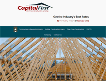 Tablet Screenshot of capitalfirstllc.com